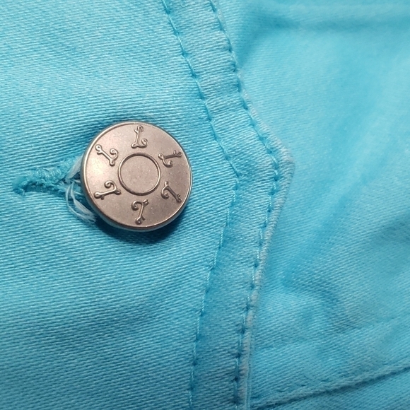 𝅺LIVE A little women's jacket size medium blue - Picture 4 of 6